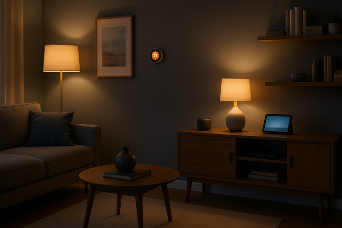 modern smart living room