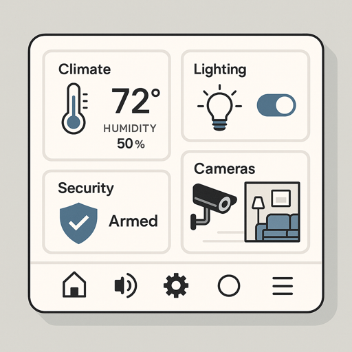 smart home dashboard