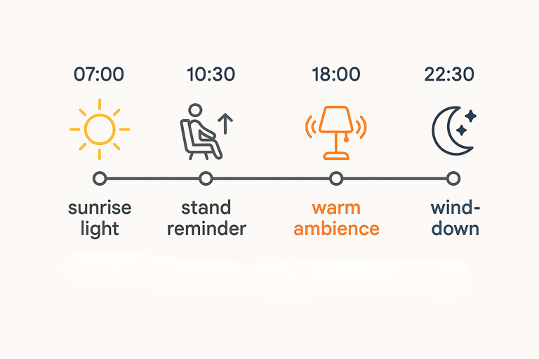 smart furniture automation routine