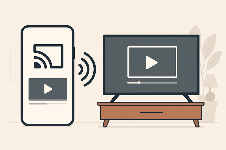 phone casting to a tv