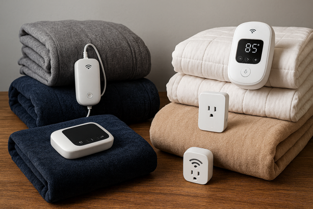 smart heated blankets and smart plugs