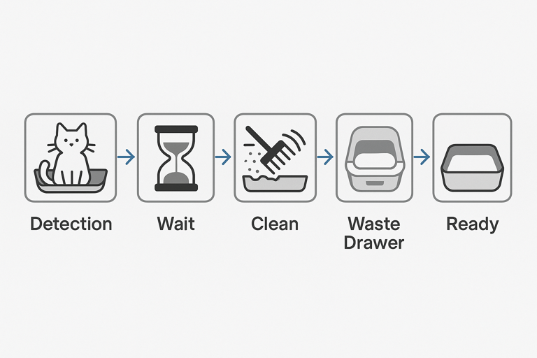 smart litter box process