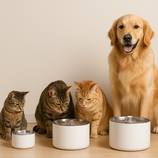 smart pet water fountain capacity considerations