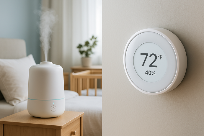 smart climate control - humidifier and thermostat