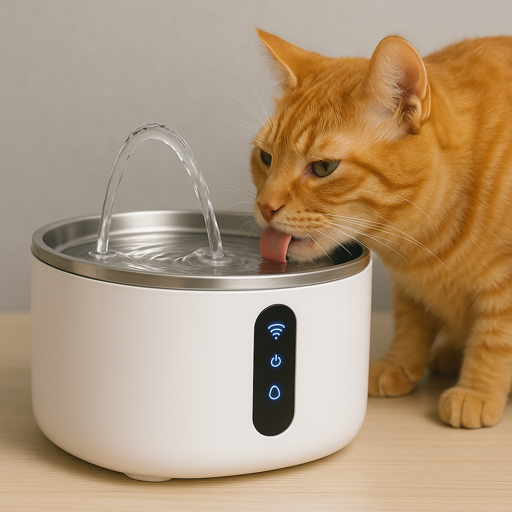 stainless steel cat water fountain