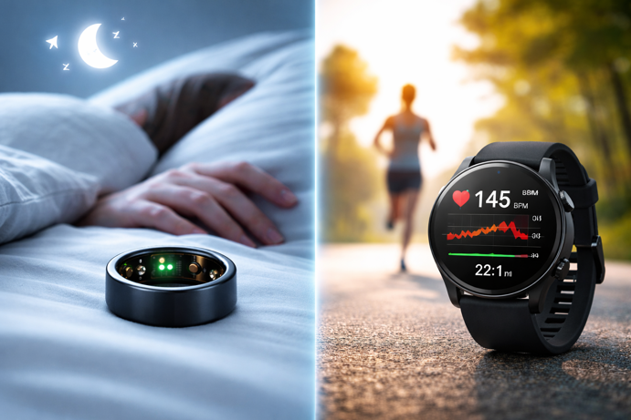 smart ring for sleep tracking vs smartwatch for workout metrics
