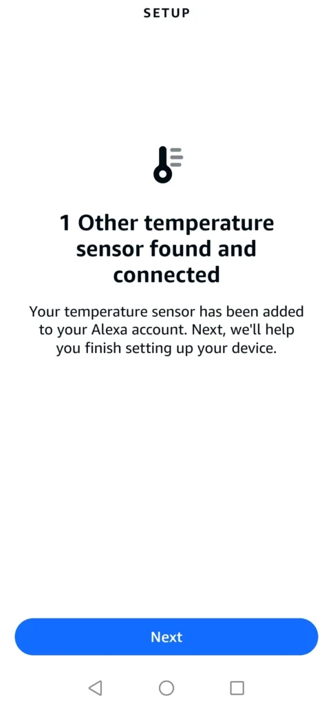 alexa app temperature sensor