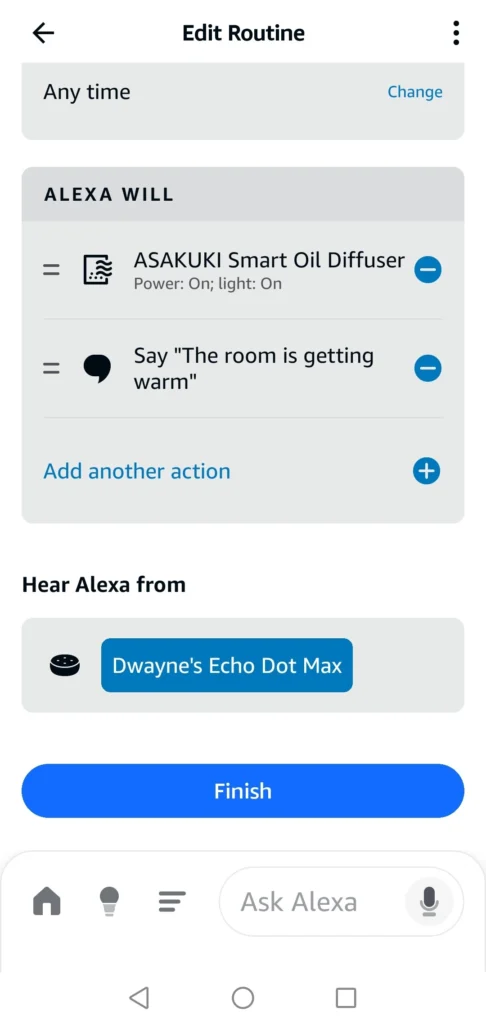 alexa temperature alert routine part two