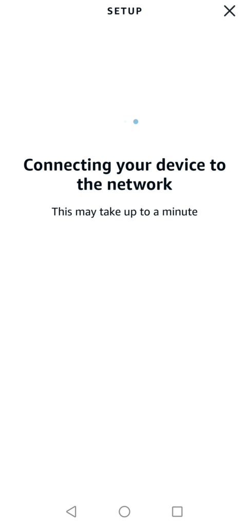 alexa app connecting aqara light to network during matter commissioning